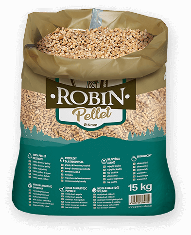 worek pelletu opałowego Robin do kupienia w Lidzbarku lub sklepie internetowym